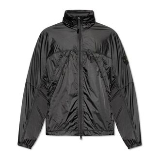 Stone Island Light Jackets, male, Black, M, Ripstop Light jacket