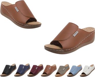 Generic Arch Support Flip Flops for Women - Orthopedic Sandals for Plantar Fasciitis Recovery, Pillow Soft Non-Slip Platform Beach Slippers, Summer Walking Co