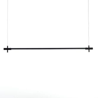 Oresteluchetta Lampadario in allumino nero cm. &Oslash;.2,2 L.120