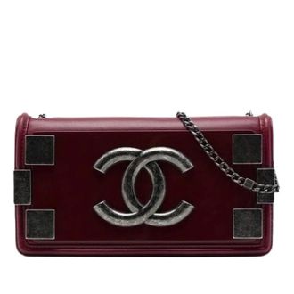Chanel Pre-owned Flap Bag - Dames - Pre-owned - Rood - Maat: ONE Size Zijde