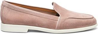 Santoni Womens Suede Loafer in Pink at Nordstrom, Size 11.5