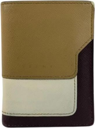 Marni Pre-owned Portemonnee (bi-fold) - Dames - Vintage Accessoires - Veelkleurig - ONE Size - Leer - Vintage