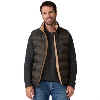 Free Country Mens Pine Creek Quilted Reversible Vest