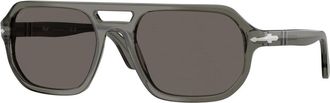 Persol Po 3393S Guido Zonnebril - unisex - Zonnebrillen - Grijs - 59 MM - Accessoires