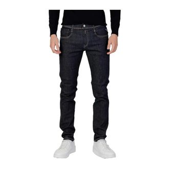 Replay Slim-fit Jeans, male, Blue, Size: W32 L32 Anbass Slim Jeans