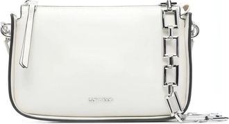 Calvin Klein Archival Chain Crossbody XS - Dames - Schoudertassen - Beige - ONE Size - Polyester - Tassen