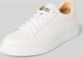 Henry Stevens Sneaker aus Leder Modell Travis in Weiss, Gr&ouml;&szlig;e 41