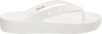Crocs Classic Platform Flip - Dames - Slippers - Wit - 43 EU - Schoenen
