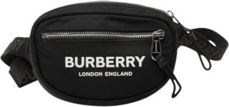 Burberry Borsa a vita Pre-owned in nylon - - Pre-owned - Donna - Nero - ONE SIZE