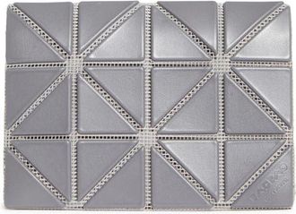 Bao Bao Issey Miyake Colorblock Card Case in Dark Gray X Light Gray at Nordstrom