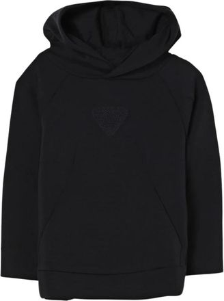 Emporio Armani Kids Sweatshirts, male, Blue, 14 Y, Hooded Sweatshirt