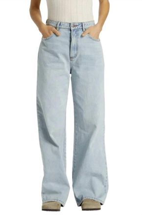 Billabong Aaliyah High Waisted Baggy Jeans In Alda Blue