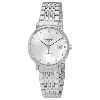 Longines Elegant Mother of Pearl Dial Ladies Watch L43104876