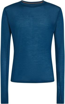 Icebreaker Merino 75 Cool-Lite Featherlight L/S Crewe Longsleeve für Herren | blau