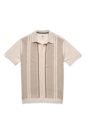 Surfside Supply Co. Brent Stripe Knit Sweater in Beige at Nordstrom, Size Xx-Large