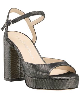 Stuart Weitzman Dayna II Leather Platform Sandal
