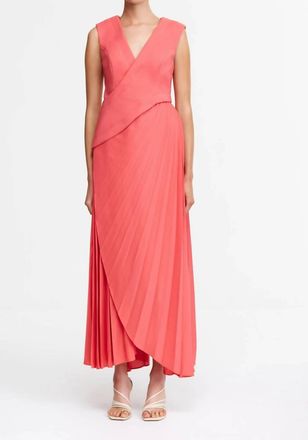 Acler Fairfield Maxi Dress In Rosewood