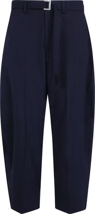 sacai Pants With Belt Suiting Pants