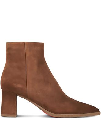 Santoni Estel pointed-toe boots - Marrone