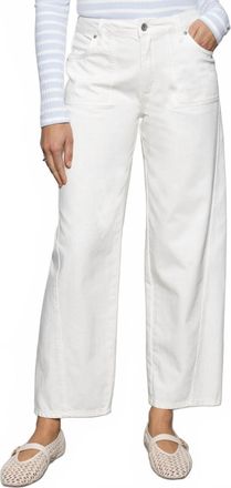 Sanctuary District Column Ankle Jean In Bleached White