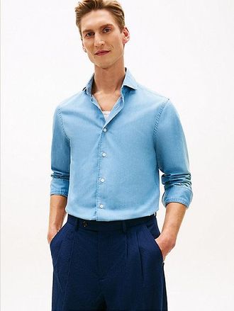 Tommy Hilfiger Smart Casual Slim Fit Denim Shirt