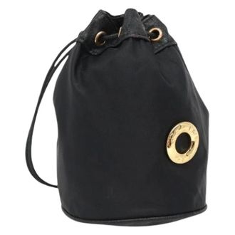 Celine Pochette de Nylon Pre-owned - Pre-owned - Mujer - Negro - ONE SIZE