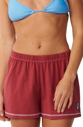 Rip Curl Jersey Shorts in Plum at Nordstrom, Size X-Small