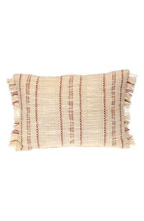 Parkland Collection Stripe Accent Pillow in Beige at Nordstrom Rack