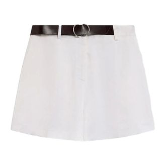 Semicouture Short Shorts, female, White, Size: S Short Shorts