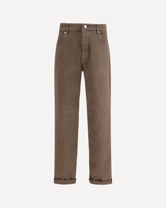 Brunello Cucinelli Jeans with turn-up hem Male 56