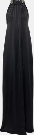 Stella McCartney Embroidered halterneck gown