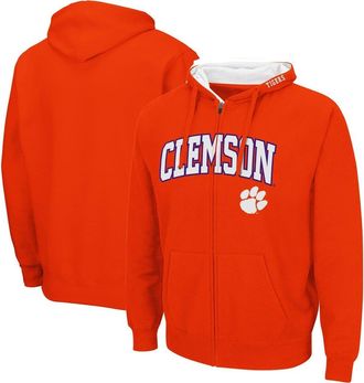 Colosseum Mens Colosseum Orange Clemson Tigers Arch & Logo 3.0 Full-Zip Hoodie at Nordstrom, Size Xx-Large