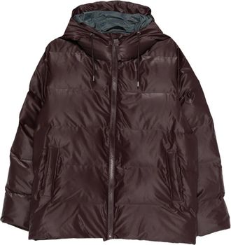 Rains Giacca Alta con zip - Rosso