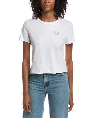 Michael Stars Shell Embroidery T-Shirt