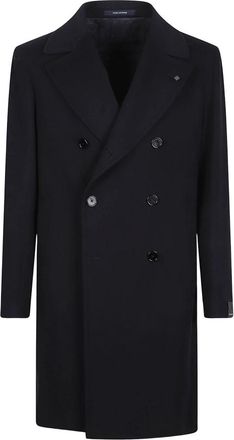 Tagliatore Bruce Jas - Heren - Mantel - Blauw - L - Wol - Jassen