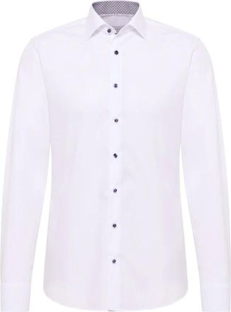 Eterna Heren, Overhemden, Wit, Maat: L