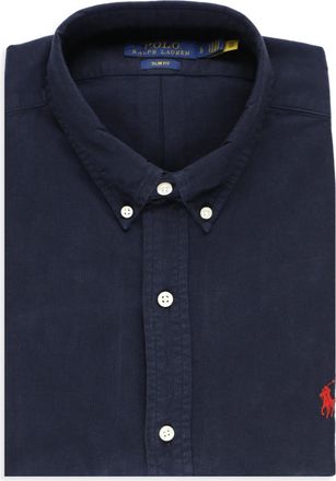 Polo Ralph Lauren Blue Slim-Fit Button-Down Shirt