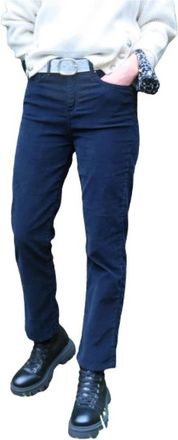Islow Hoge taille rechte/wijde pasvorm jeans - Dames - Straight fit broeken - Blauw - W25 - Katoen - Broeken