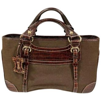 Celine Pre-owned Handbags, female, Brown, Size: ONE SIZE Pre-owned Vintage Handbag