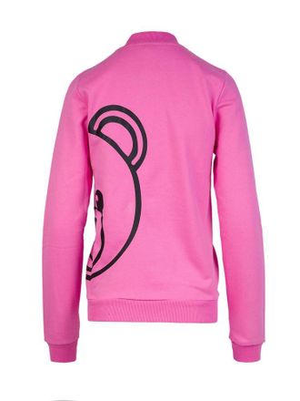 Moschino Logo-Embroidered Sweatshirt - Pink