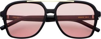 Freyrs Eyewear Spencer Aviator Sunglasses in Rose at Nordstrom