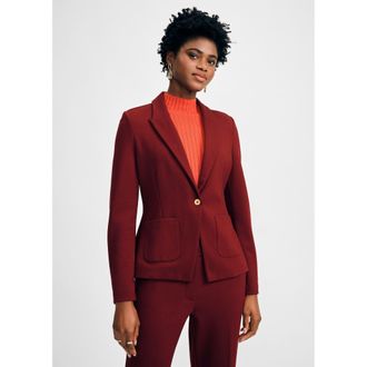 Isaac Mizrahi New York Womens Single Breasted Blazer