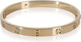 Cartier Pre-Owned Cartier Yellow Gold Diamond Love Bracelet