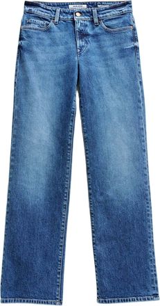 Salsa Straight-Jeans SALSA Salsa Jeans Jeans Low Rise Straight, Damen, Gr. 25, L&auml;nge 32, blau, Obermaterial: 98% Baumwolle CO. 2% Elasthan EL., Jeans Straig