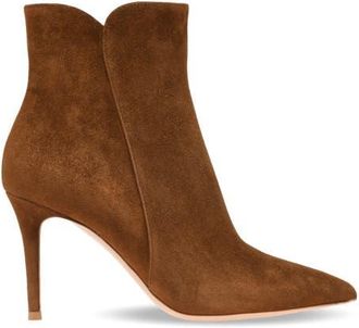 Gianvito Rossi Levy 85 Bootie in Brown at Nordstrom, Size 37.5