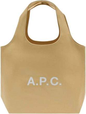 A.P.C. Ninon Shopper Bag - unisex - Shoppers - Beige - ONE Size - Katoen - Tassen