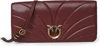Pinko Click Horizontal Classic - female - PINKO - Cross Body Bags - Red - ONE SIZE - Bags