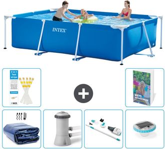 Intex Piscina Con Estructura Rectangular - 300x200x75 Cm - 7-piezas S81
