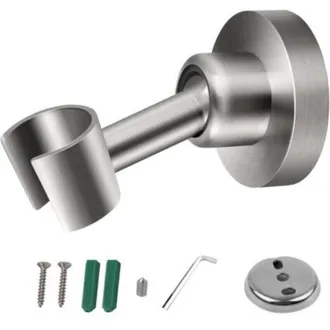 OEM Supporto Per Soffione Doccia, Acciaio Inox 304, Supporto Per Soffione Doccia, Supporto Universale Per Doccetta, Supporto Doccia Regolabile A 360&deg; - Cr