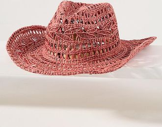 Wyeth Nyc Flat-Brim Straw Rancher